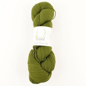 O-Wool O Wash Fingering Yarn 100% Organic Merino Fowler's Toad
